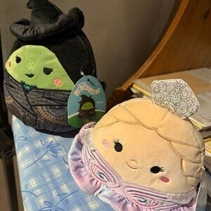 Wicked Elphaba & Glinda Squishmallows 7.5" NWT